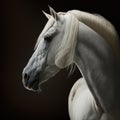 Beautiful majestic horse image, ultra realistic, Generative Ai