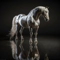 Beautiful majestic horse image, ultra realistic, Generative Ai