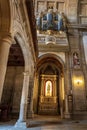 The majestic organ of the Sao Lourenco church in Porto, Portugal Royalty Free Stock Photo