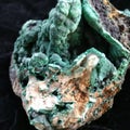 Beautiful malachite crystal healing energy green Earth