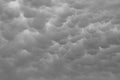 Beautiful Mammatus clouds seen over Bowling Green Ohio