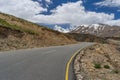 Beautiful Manali Leh highway, Leh, Ladakh, Jammu Kashmir, India Royalty Free Stock Photo