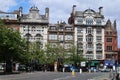 Manchester city centre in a cloudy day in June 2020