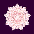 Beautiful mandala pattern in circle