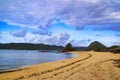 The beautiful Mandalika Beach in the South of Lombok in Indonesia, Asia Royalty Free Stock Photo