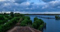 Beautiful Mangrove forest with a blue sky