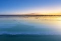 Beautiful mangya jade lake in sunset Royalty Free Stock Photo