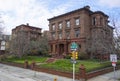 Beautiful mansion in Philadelphia - known from the movie The Sixth Sense - PHILADELPHIA - PENNSYLVANIA - APRIL 6, 2017