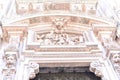 Beautiful Marble Facades of Duomo di Milano with Religious Statues