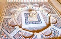 The mosaic marble fountain in Coptic neighborhood, Cairo, Egypt