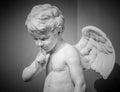 Beautiful marble statue of angel Royalty Free Stock Photo