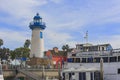 The beautiful Marina Del Rey harbor Royalty Free Stock Photo