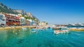 Beautiful Marina Grande, Capri Island, Italy Royalty Free Stock Photo