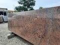 Beautiful maroon or brown and black color natural stone granite slab backdrop