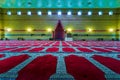 Beautiful Masjid in Dammam inside view. City Dammam, Saudi Arabia