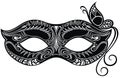 Beautiful mask of lace. Mardi Gras vector background.