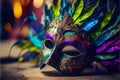 Beautiful masquerade masks. Generative AI