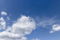 beautiful massive cumulus clouds in the sky Royalty Free Stock Photo