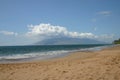 Maui, Hawaii beach with the West Maui MTs in the background