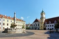 MaximilianÃ¢â¬â¢s Fountain in front of Old Town Hall - Bratislava, Slovakia