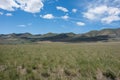 Beautiful meadow and field in Antelope Island State Park in Utah, on the shores of the Great Salt Lake Royalty Free Stock Photo