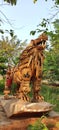 Beautiful mechanical Lion statues