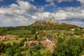 Beautiful medieval castle KunÃâºtickÃÂ¡ hora from plane