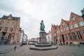 Beautiful Medieval town Bruges in Belgium Europe