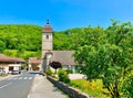 Beautiful medieval village of Nans-sous-Sainte-Anne in the department of Doubs in Bourgogne-Franche-ComtÃ©