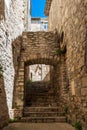 Beautiful medieval village of VÃ©zÃ©nobres in the Gard in the CÃ©vennes, Occitanie, France