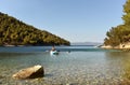 Beautiful mediterranean bay. Krucica beach, island of Lastovo, C