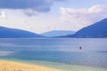 Beautiful Mediterranean landscape. Coast of Bay of Kotor. Montenegro