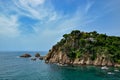 Beautiful Mediterranean sea coast near Blanes, Costa Brava, Catalonia, Spain. Royalty Free Stock Photo