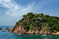 Beautiful Mediterranean sea coast near Blanes, Costa Brava, Catalonia, Spain. Royalty Free Stock Photo