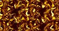 Beautiful melted gold. Golden liquid wave. Abstract liquid golden material