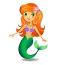 Beautiful Mermaid cartoon