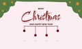 Beautiful Merry Christmas Animated Start Background
