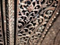 beautiful metal door with a pattern, AI Generated