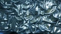 Beautiful metallic shimmering satin fabric Royalty Free Stock Photo