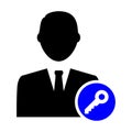 Account Password Icon Royalty Free Stock Photo