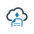 Cloud File Upload Icon