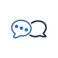 Conversation, Chat Icon Royalty Free Stock Photo