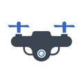 Drone aircraft icon