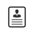 Employee Resume Icon