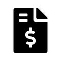File invoice dollar icon