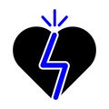 Heartbreak Vector Icon