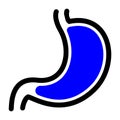 Human Stomach Vector Icon Royalty Free Stock Photo