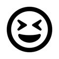 Laugh Squint Icon