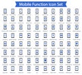 Mobile Function Icon Set