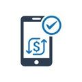 Mobile Transaction Icon